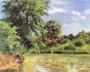 Camille Pissarro, Duck pond